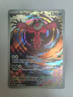 Pokemon Yveltal SV04 Paradox Rift 205/182 Illustration Rare Full Art Holo Card - Image 1