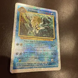 Pokemon TCG Omastar 58/110 Legendary Collection 2002 Reverse Holo MP - Image 2