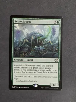 Scute Swarm MTG Commander: Duskmourn: House of Horror 197 R NM - Image 1