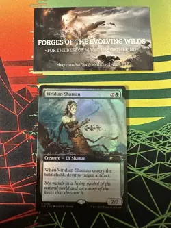 Viridian Shaman Bonus Elf Extended Art Foil - Secret Lair SLD - Image 1