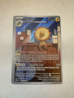 Pokemon: Heliolisk 229/217 Ascended Heroes Extreme Off Center Print Error - Image 1