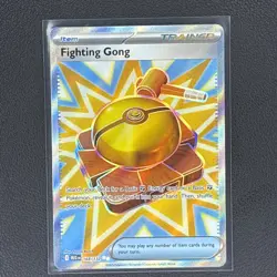 Pokemon - Fighting Gong - 168/132 - Mega Evolution - Full Art Trainer Ultra Rare - Image 1