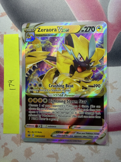 Pokemon TCG Zeraora VSTAR SWSH 265 Promo Holo NM - Image 1