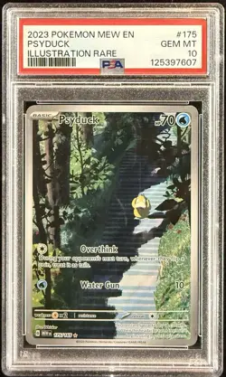 2023 Pokemon Psyduck 175/165 S&V 151 Illus Holo PSA 10 - Image 1