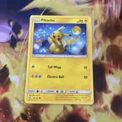 Pokemon TCG Pikachu 56/236 SM Unified Minds Regular Common NM - Image 1