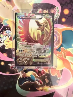 Ho-Oh EX Full Art Ultra Rare Breakpoint 121/122 Holo 180 HP Pokemon TCG - Image 1