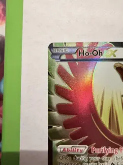 Ho-Oh EX Full Art Ultra Rare Breakpoint 121/122 Holo 180 HP Pokemon TCG - Image 4
