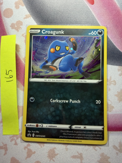 Pokemon TCG Croagunk SWSH 245 Promo Holo NM - Image 1