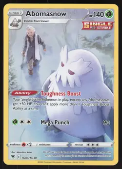 Abomasnow TG01/TG30 Holo Astral Radiance Trainer Gallery Pokemon NM - Image 1