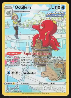 Octillery TG03/TG30 Holo Brilliant Stars Trainer Gallery Pokemon NM - Image 1