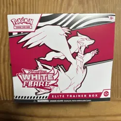 Pokemon TCG Scarlet & Violet White Flare ETB Elite Trainer Box Factory Sealed - Image 1