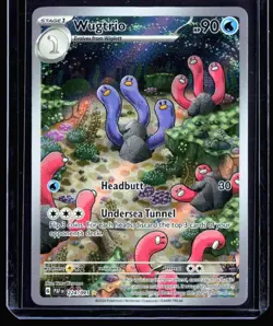 2024 Scarlet & Violet - Paldean Fates Wugtrio #224 Illustration Rare Pokemon - Image 1