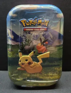 Pokemon TCG: Mega Evolution 2.5 Ascended Heroes Mini Tin Pikachu Art - Image 1