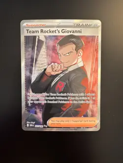Pokemon TCG - Team Rocket's Giovanni 225/182 Sv10: Destined Rivals Holo - Image 1