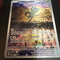 Pokemon Teal Mask Ogerpon SV: Scarlet & Violet Promo Holo 123 Basic HP110 Kodama - Image 1