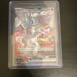 Pokemon Reshiram EX Special Illustration Rare Full Art 166/086 White Flare Holo - Image 1