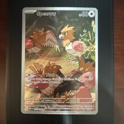 Pokemon Spearow Me01: Mega Evolution Illustration Rare Holo 151/132 Basic HP60 - Image 1