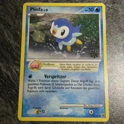 PIPLUP PLINFA 72/100 - LP - SNOWFLAKE ADVENT CALENDER PROMO GERMAN POKEMON - Image 2