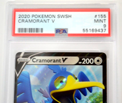 2020 POKEMON Sword & Shield - CRAMORANT V #155 MINT PSA 9 - Image 2