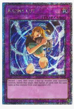 Near Mint Yugioh Karma Cut Quarter Century Secret Rare RA04-EN128 1st Edition - Image 1