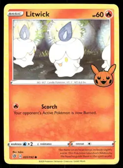 Pokemon TCG Pokemon Litwick Litwick Common Regular - Image 1