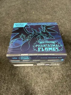 Pokemon TCG: Mega Evolution Phantasmal Flames Elite Trainer Box, Box Wear - Image 1