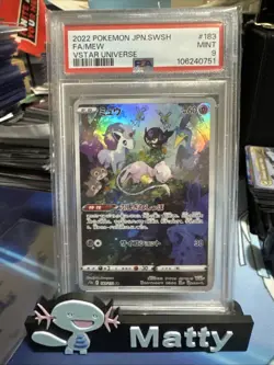 2022 POKEMON JPN SWORD & SHIELD VSTAR UNIVERSE #183 FULL ART/MEW PSA 9 - Image 1