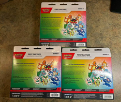 Pokemon TCG First Partner Illustration Collection Series 1 Box Lot x3 Sealed - Image 2