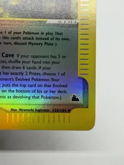 Mystery Plate 135/144 Pokemon TCG Reverse Holo NM Skyridge - Image 3