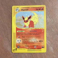 Wizards of the Coast Pokemon TCG Flareon Skyridge Holo Rare H7/H32 EN 2003 - Image 1