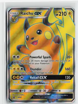 Raichu GX - SM90 Holo Promo Sun & Moon Promo Pokemon Near Mint - Image 1