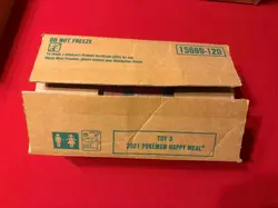 Pokemon McDonald’s 25th Anniversary Case 150 Booster Packs (2021) BROKEN SEAL - Image 1