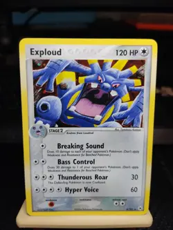 Exploud 6/101 Holo Pokemon Hidden Legends 2004 LP - Image 1