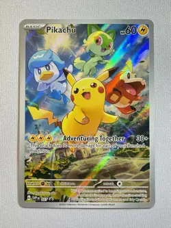 Pikachu 027 Black Star Promo - SV: Scarlet & Violet (Near Mint) - Image 1