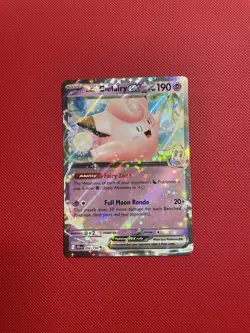 Lillie’s Clefairy EX 056/159 Double Rare — JTG , Near Mint, Toploaded - Image 1