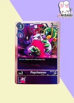 Digimon Trading Card Psychemon BT8-071 C PROMO Card Tournament Pack TCG - Image 1
