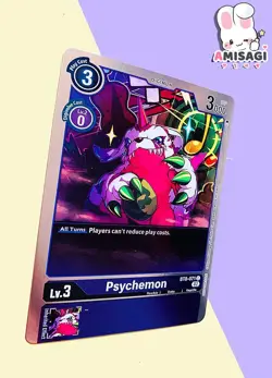 Digimon Trading Card Psychemon BT8-071 C PROMO Card Tournament Pack TCG - Image 2