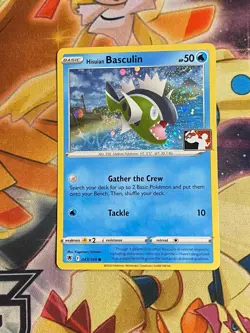 Pokemon TCG Hisuian Basculin Holo ASR 043/189 Play! Prize Pack Series NM - Image 1