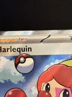 Harlequin 163/086 - 🌊 White Flare Ultra Rare Pokemon TCG Holo 🖤 - M/LP - Image 3