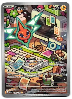 Rotom 197/182 - 🌊 Destined Rivals Illustration Rare Pokemon TCG 🖤 - LP - Image 1