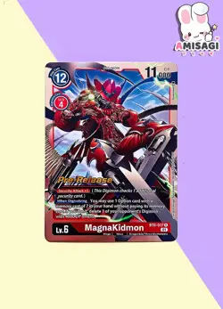 Digimon Trading Card Magnakidmon - BT06-017 PROMO Card Pre-Release TCG - Image 1