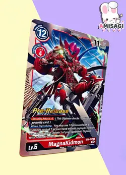 Digimon Trading Card Magnakidmon - BT06-017 PROMO Card Pre-Release TCG - Image 2