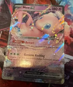Pokemon Mew ex 151/165 Double Rare Holo 151 Mint - Image 2
