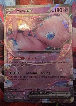 Pokemon Mew ex 151/165 Double Rare Holo 151 Mint - Image 3