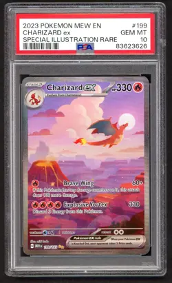 Pokemon Cards - PSA 10 Charizard Ex 199/165 - 151 SIR - GEM MT - PSA10 - Image 1