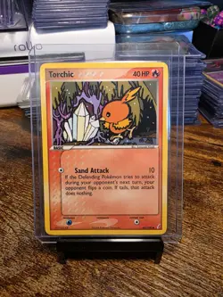 1x Single Pokemon EX Crystal Guardians Torchic Common Card 66/100 LP+ / NM- - Image 1