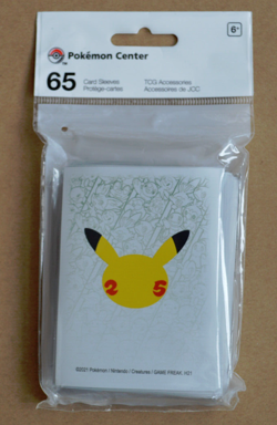Pokemon Center TCG 65 Card Sleeves Pack: Pokemon Celebration (710-08798) White - Image 1