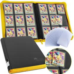 Toploader Binder, Trading Card Binder Storage, 252 9 Pocket Top Loader Binder - Image 1
