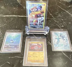 Pokemon TCG - Charizard, Eternatus, Articuno, Wartortle, Holo, 4 Cards - Image 1
