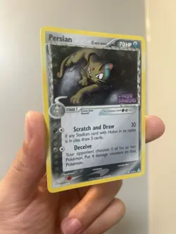 Pokemon Card Persian Holon Phantoms 48/110 Uncommon Reverse Holo STAMPED - Image 3